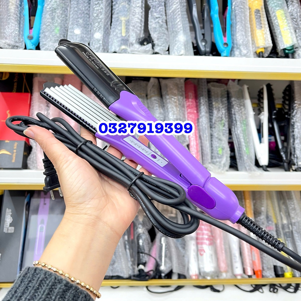 Máy Bấm Tóc Thay Bản Cao Cấp 888 - 3 Trong 1 Duỗi Uốn Bấm Gãy - Chất Liệu Thép Cao Cấp - Kích Thước Nhỏ Gọn - Bảo Hành 3 Tháng