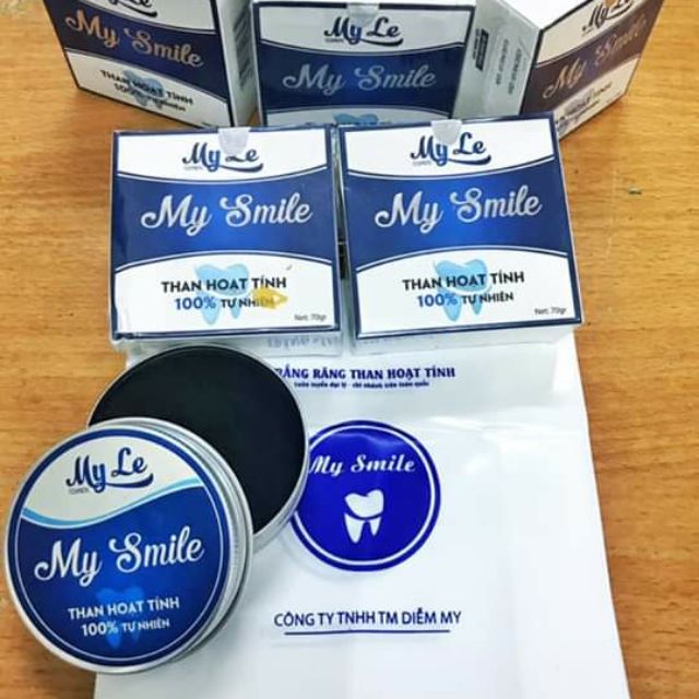 Bột trắng răng than tre hoạt tính MY SMILE