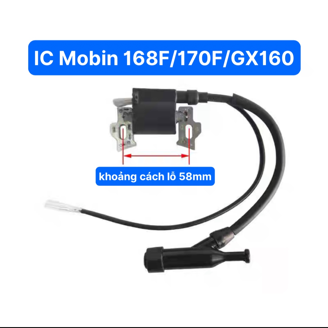IC Mobin Máy Phát Điện 168F 170F Và GX160 IC Đánh Lửa Cho Bugi Máy Phát Điện (kho 6202)