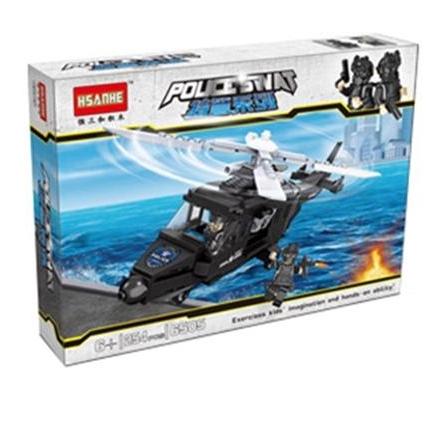 Lắp ráp Lego trực thăng đặc nhiệm SWAT - 6505