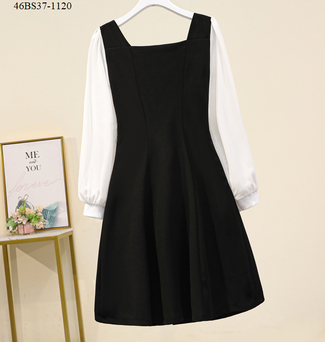 ĐẦM TIỂU THƯ CỔ VUÔNG TAY PHỒNG BIG SIZE