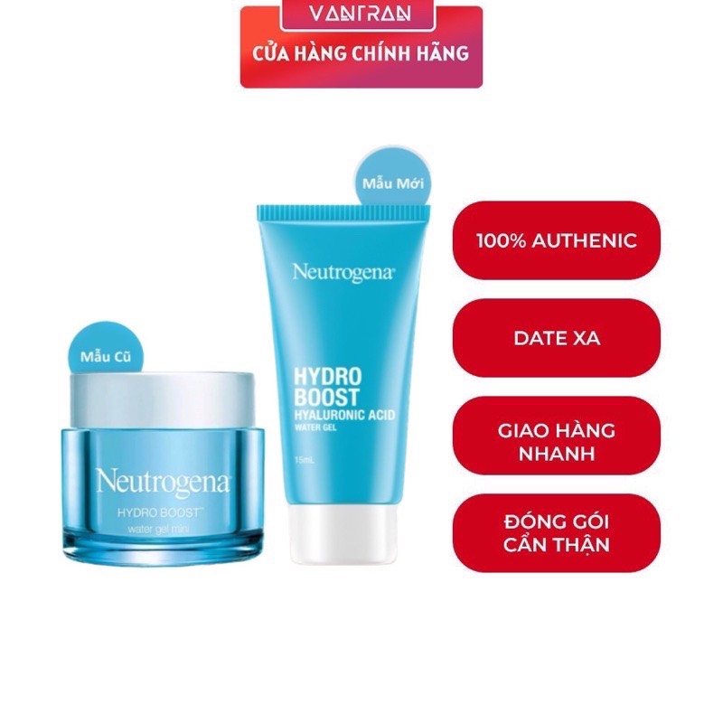 Kem Dưỡng Ẩm Cấp Nước Neutrogena Hydro Boost Water Gel Mini 15g