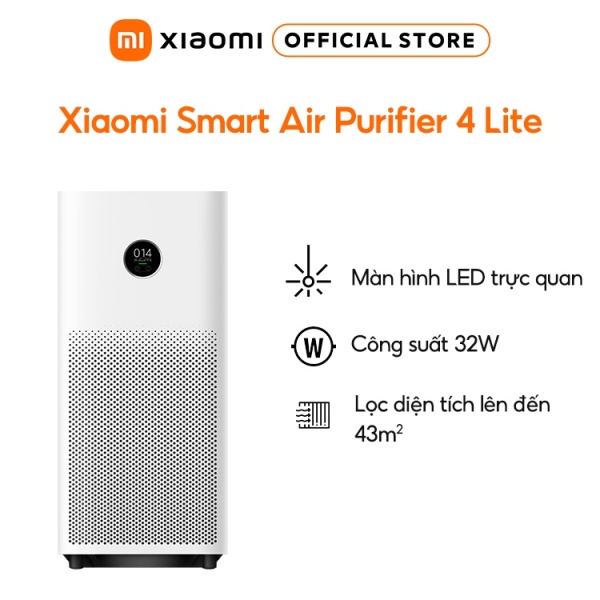 Máy lọc không khí Xiaomi Mi Air Purifier 4 Lite | Chính hãng - Bảo hành 12 tháng
