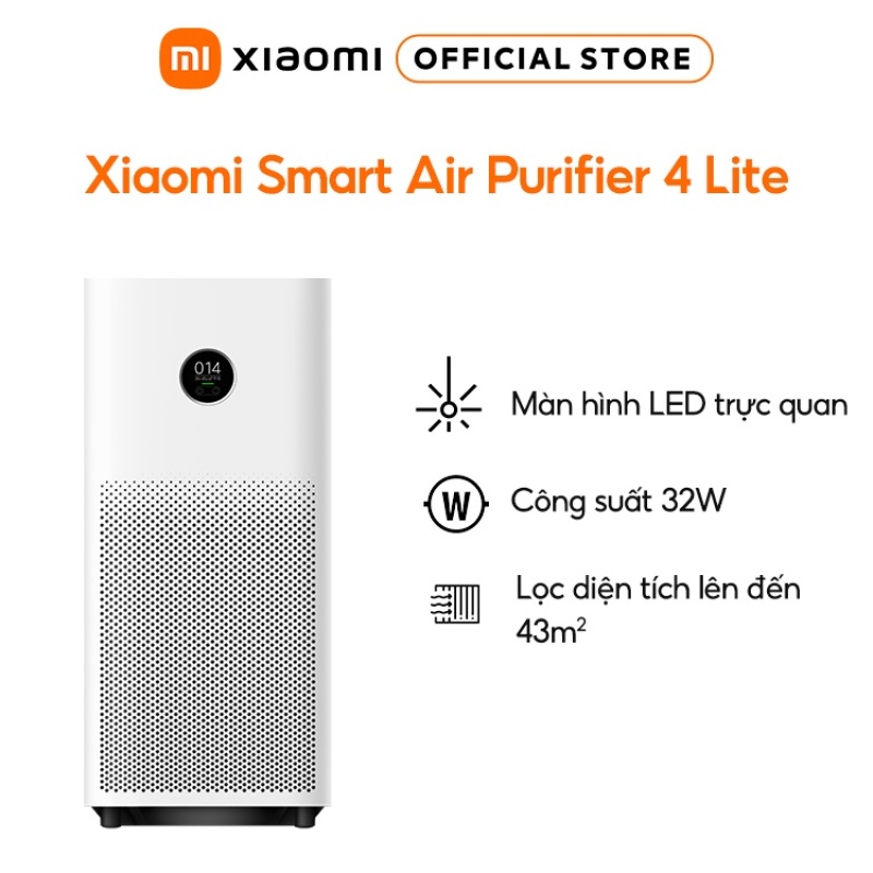 Máy lọc không khí Xiaomi Mi Air Purifier 4 Lite | Chính hãng - Bảo hành 12 tháng MiOnlineVN