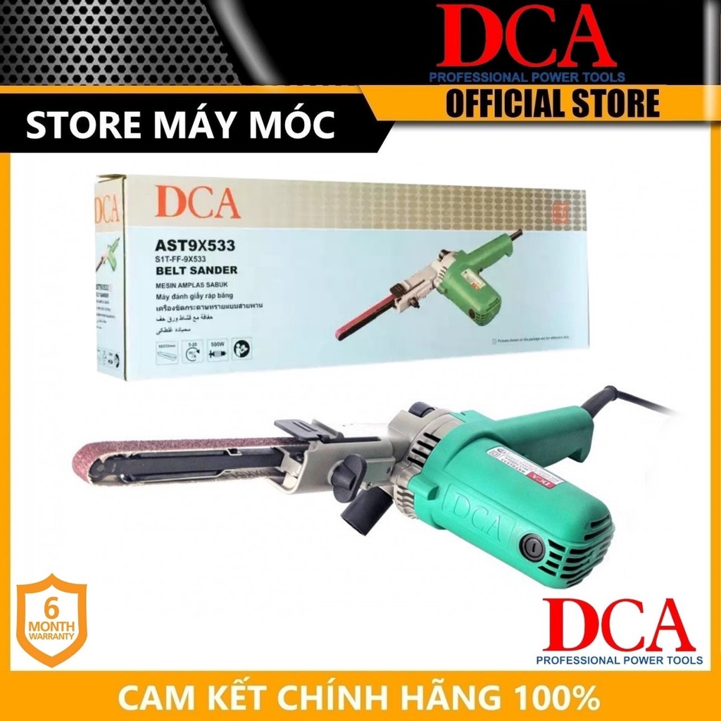 Máy chà nhám băng 500w dca ast9x533