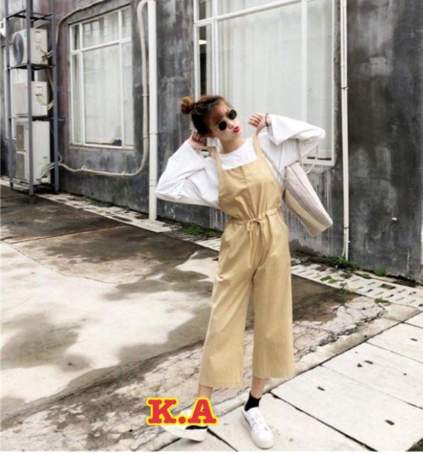 Yếm kaki rút eo_KA5804