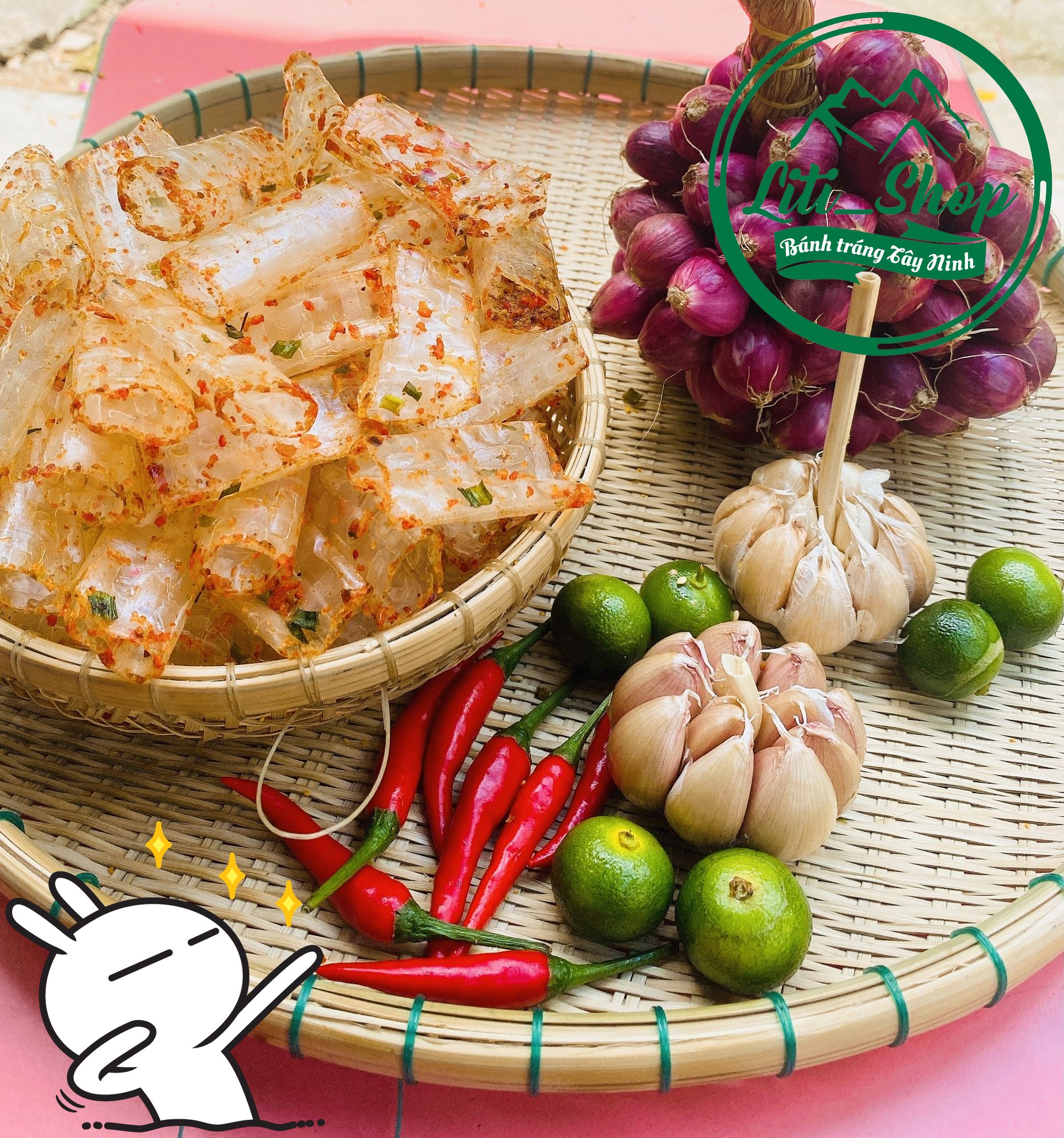 Bánh tráng Cuộn Tôm 500Gr [Loại hảo hạng]