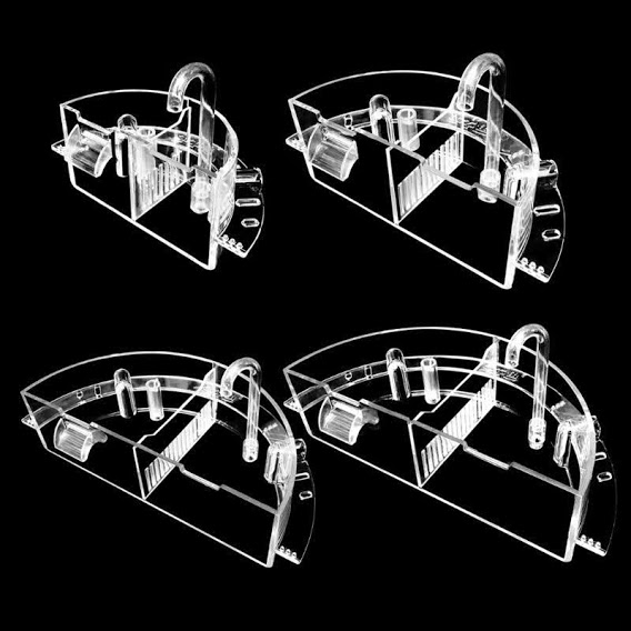 Hộp lọc acrylic cho bể cá tròn