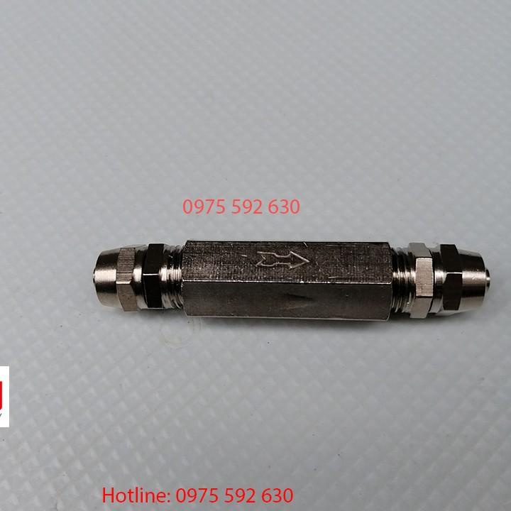 Van 1 chiều khí nén inox đầu ra 8mm