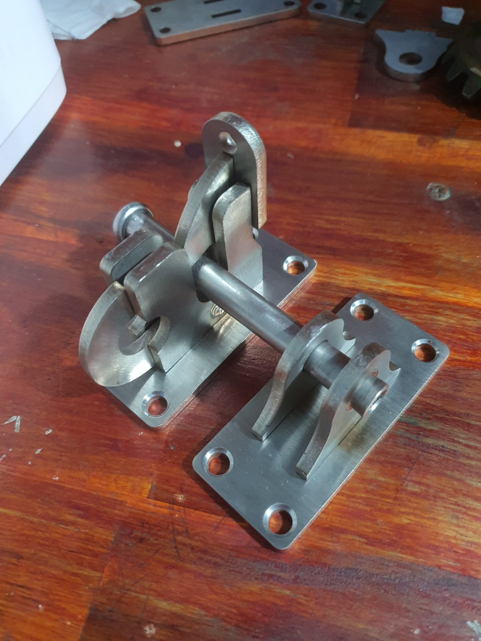 Chốt cổng tự động INOX (tặng kèm vít INOX)