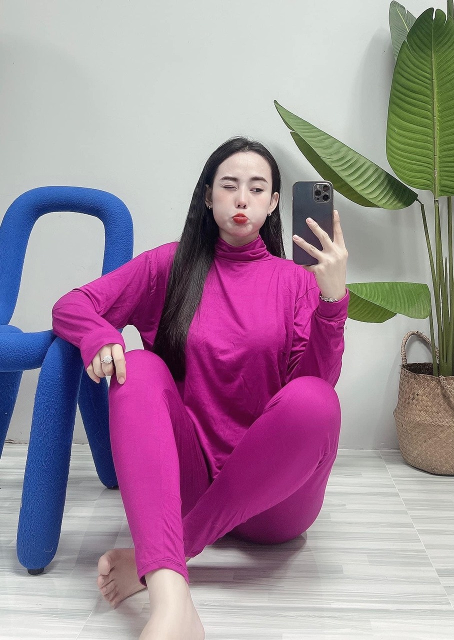 Set Ủ Kem Cổ Cao Thun Lạnh Dưỡng Da Freesize