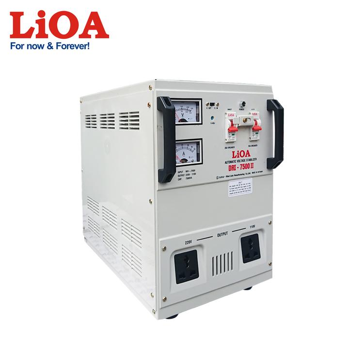 [Trả góp 0%] Ổn áp 1 pha LiOA DRI-7500II