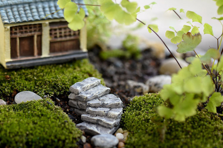 Bậc Thang mini trang trí tiểu cảnh bonsai terrarium, bán cạn thủy sinh