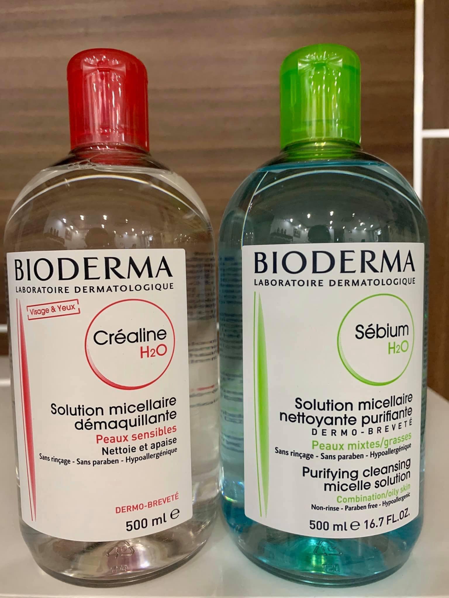 Tẩy trang Bioderma hồng
