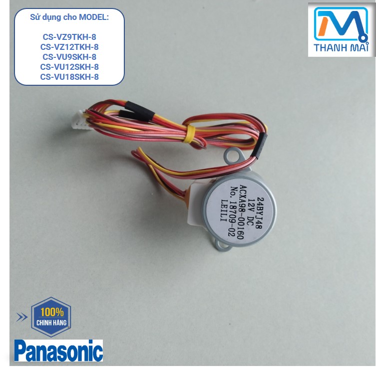 Motor đảo cho lá đảo di động máy lạnh panasonic model cs-vz9tkh-8 cs-vz12tkh-8 cs-vu9skh-8 cs-vu12skh-8