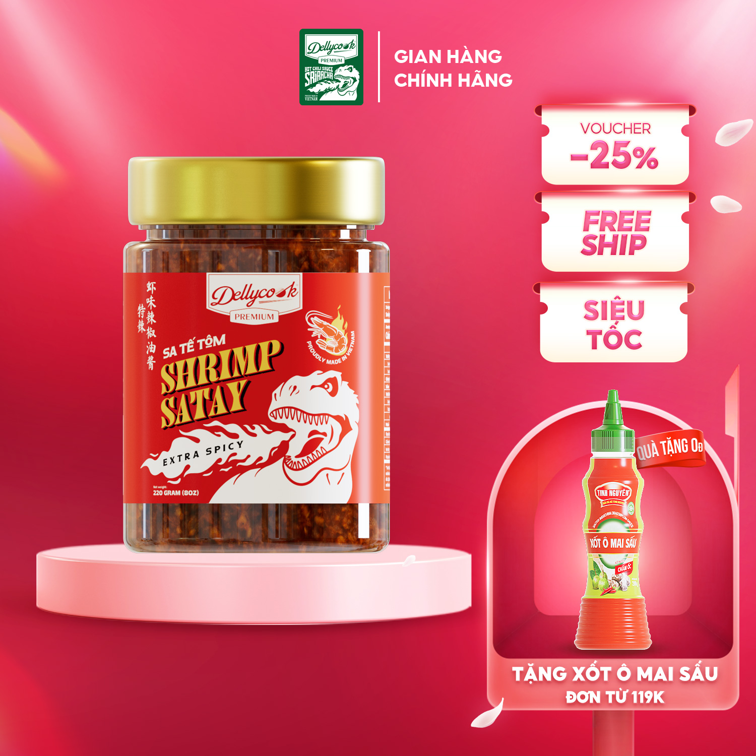 Sa Tế Tôm Dellycook (220g)