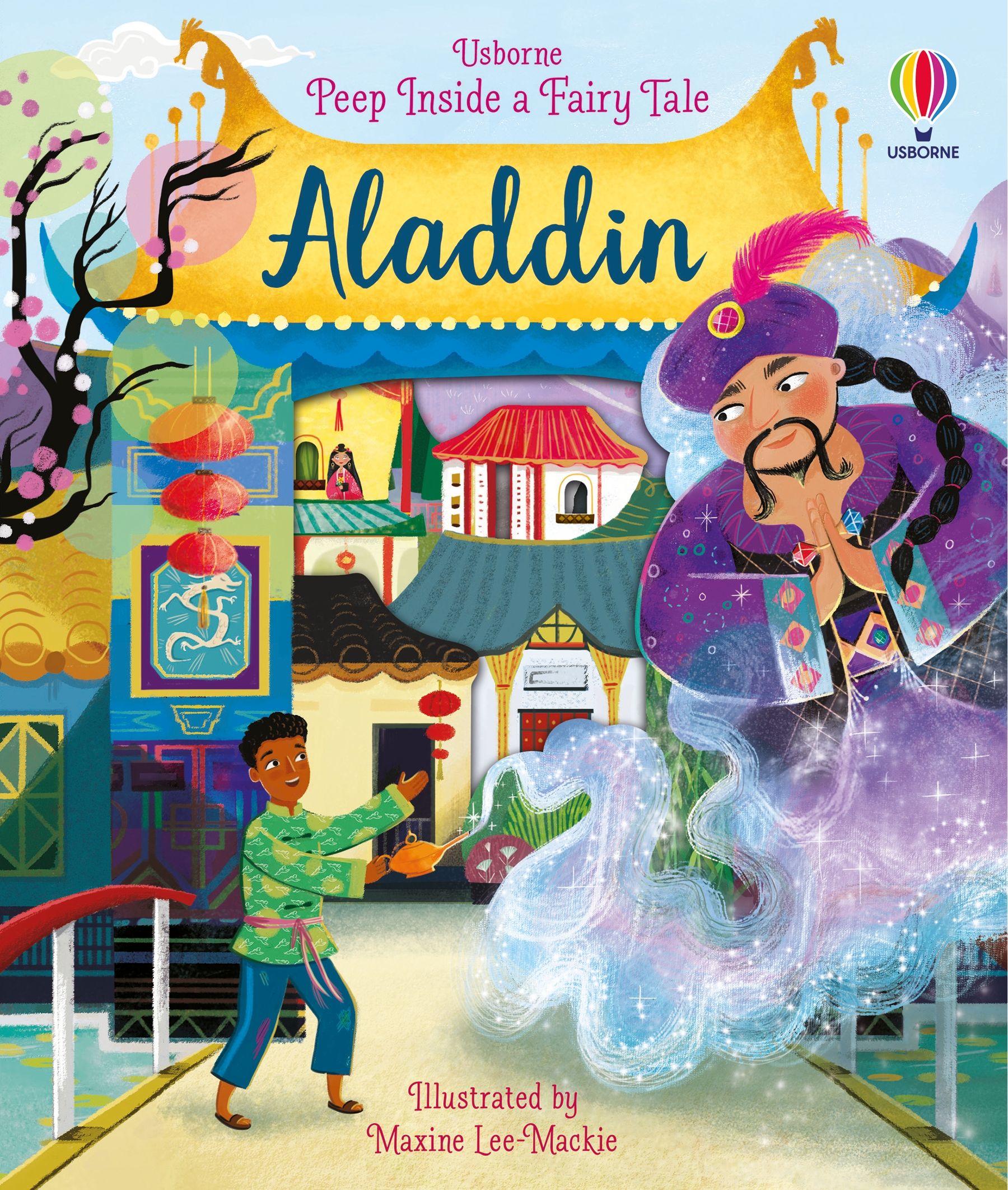 BOOKMEDI - Truyện tiếng anh Aladdin và cây đèn thần Peep Inside a Fairy Tale Aladdin