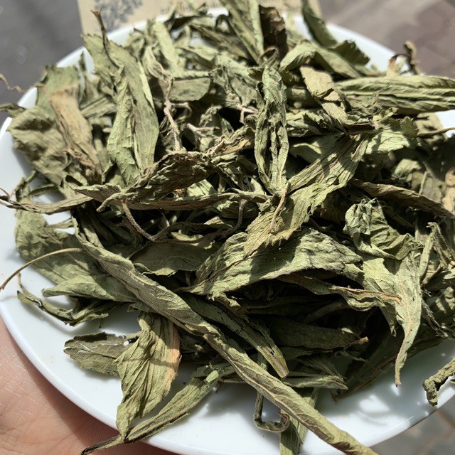 Cỏ ngọt sấy khô dùng pha trà nấu ăn