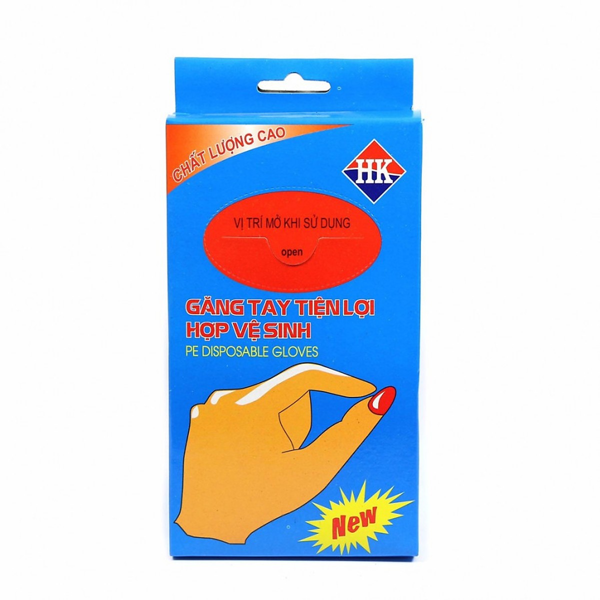Hộp 100 găng tay nilon dùng 1 lần