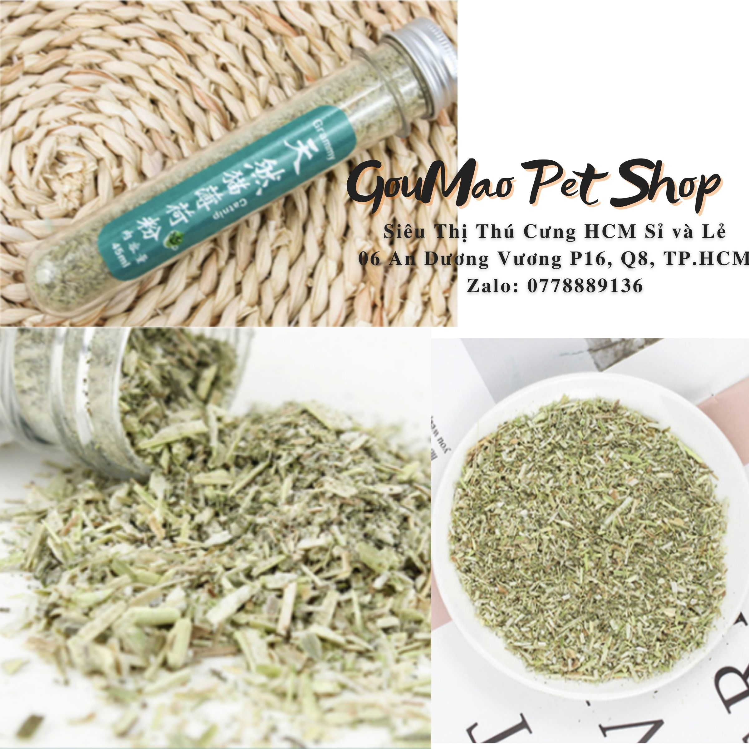 [HCM]Cat Mint / Cattrip / cỏ dành cho mèo