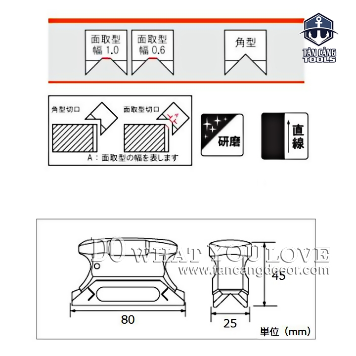 Dụng Cụ Gọt Cạnh Chỉ Cầm Tay S tar -M 4960