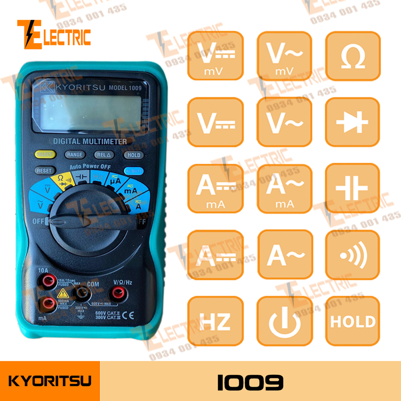 Kyoritsu 1009 đồng hồ đo điện đo tụ đo tần số kyoritsu 1009