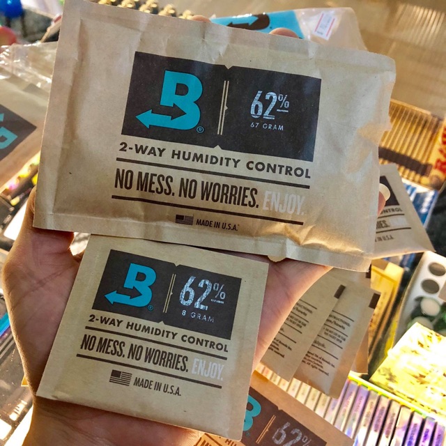 Boveda 62% cân bằng độ ẩm 2 chiều cực tốt - gói lớn 67g