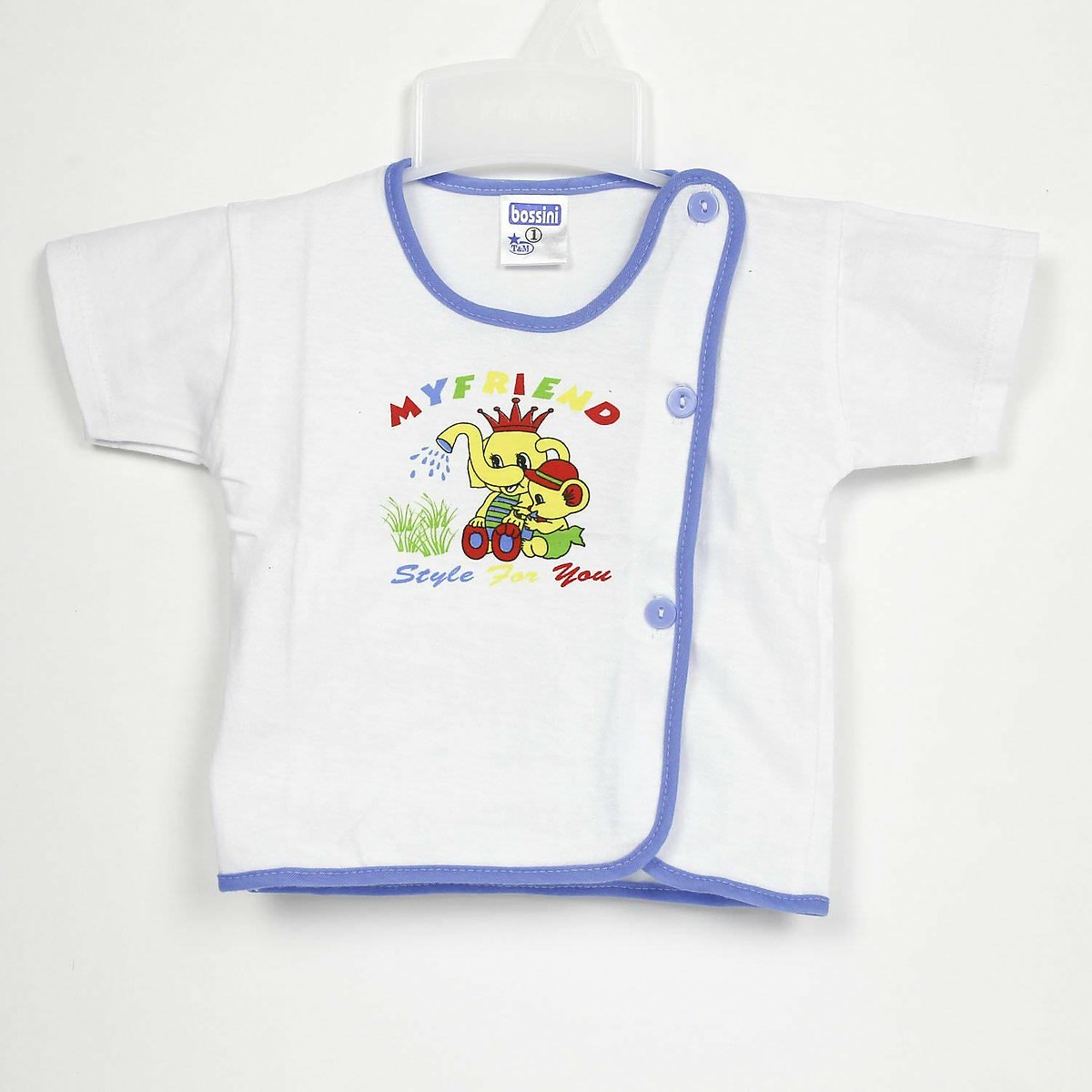 [HCM]Combo 10 áo cúc lệch cho bé sơ sinh ( 5 ngắn 5 dài)(2-10kg)