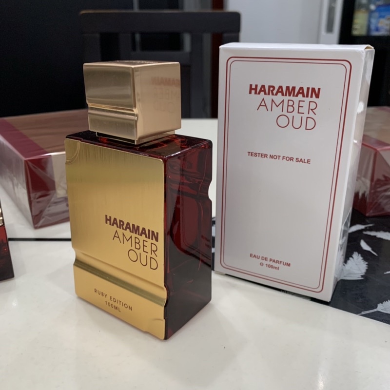 Nước hoa Unisex AL Haramain Amber Oud Ruby Edition EDP 100ml Tester (như hình)