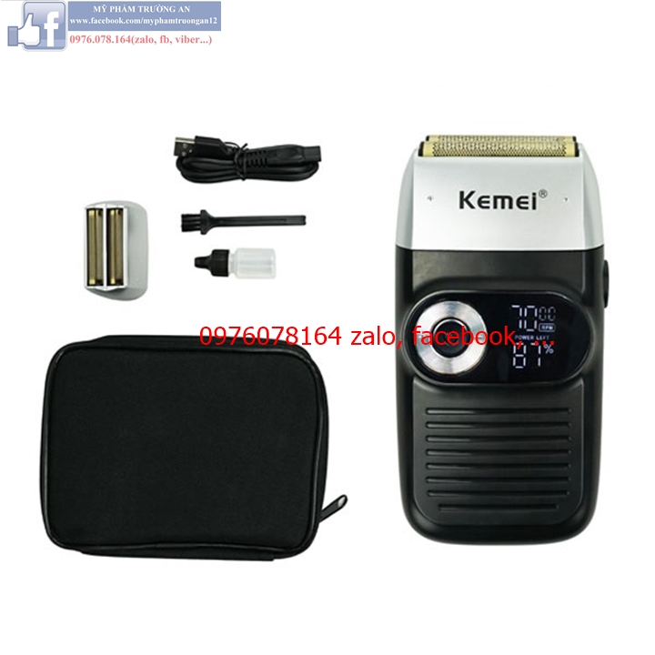 Kemei KM-2026 Rechargeable Cordless Razor For Men