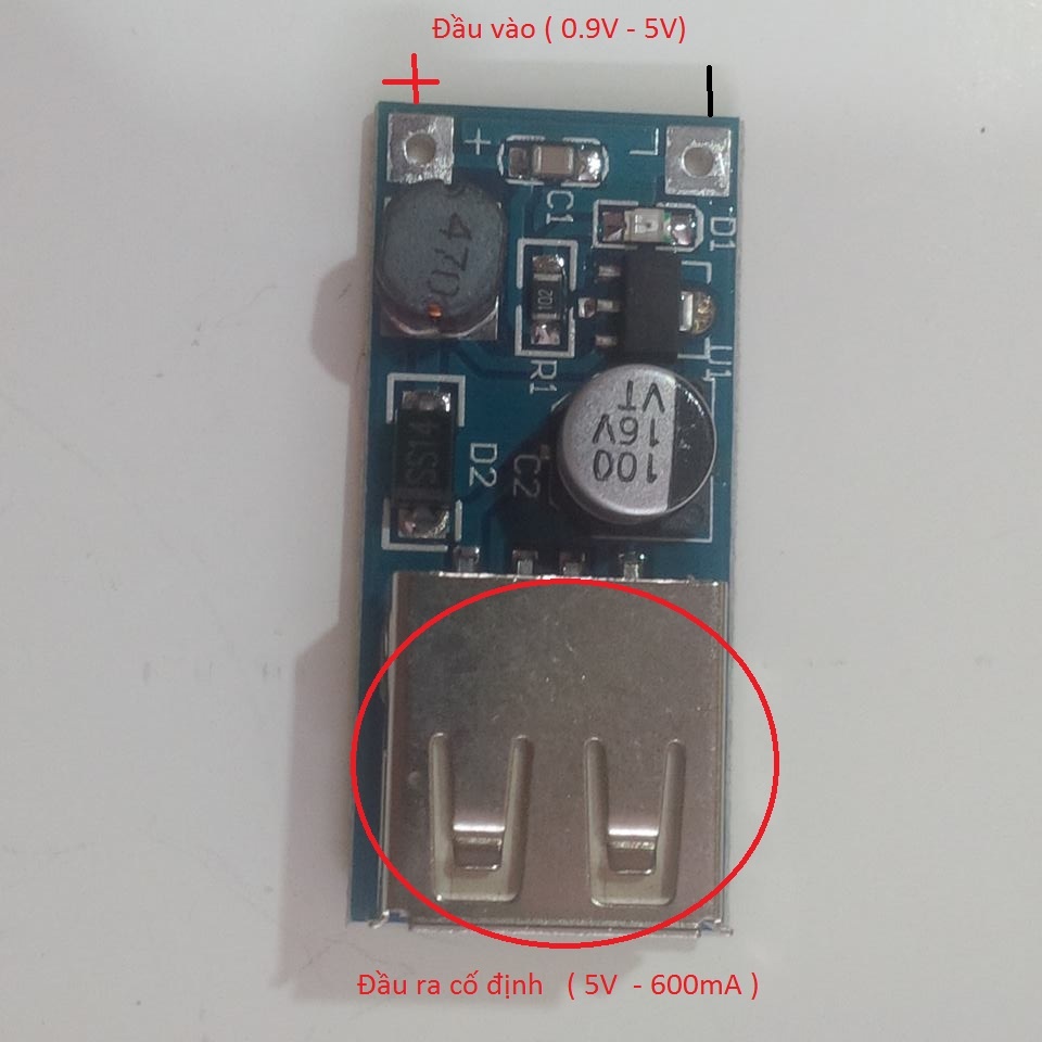 Module Tăng Áp Boost Điện Áp 0.9 ~ 5V | 5V 600mA
