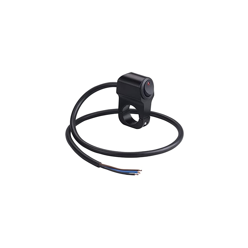 Công tắc led power on-off lắp ghi đông 22mm