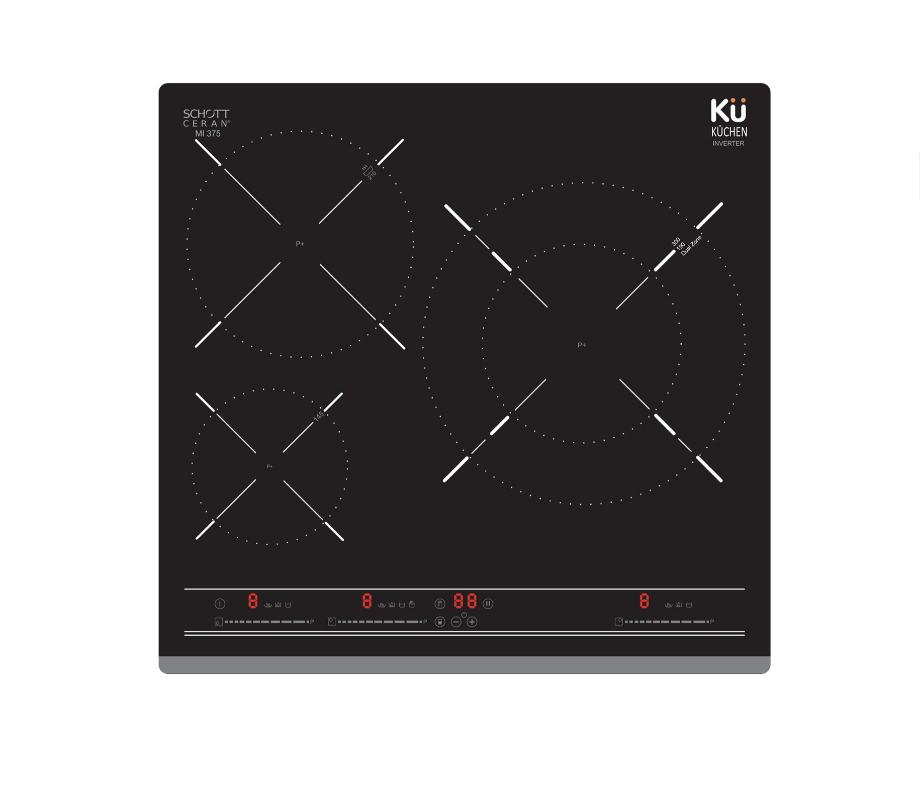 Bếp điện từ cảm ứng kuchen nhập khẩu đức mi375