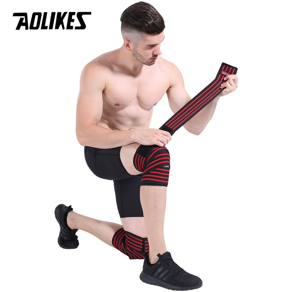 Bộ 2 băng quấn đầu gối AOLIKES MD-7167 knee compression straps