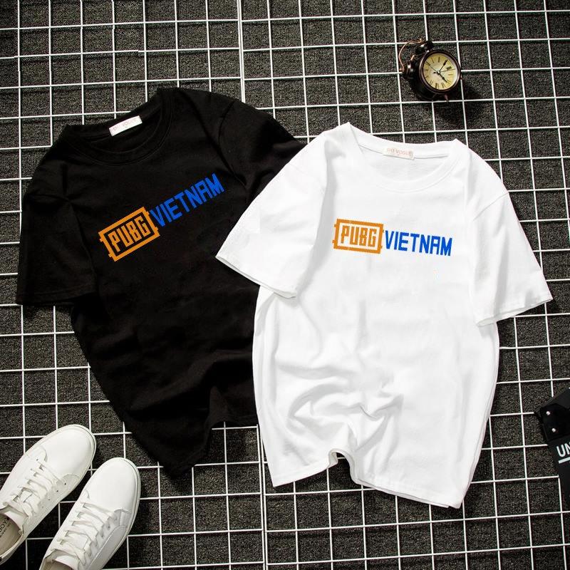 [Hoàn Tiền 15%] Áo thun unisex form rộng in hình pubg Việt Nam vải dày mịn TEE1135