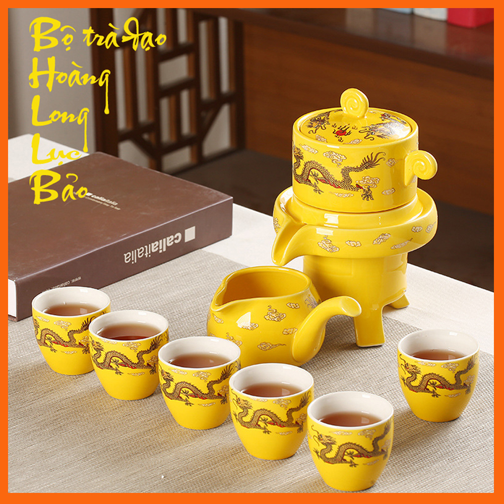 Bộ Ấm Pha Trà Hàng Cao Cấp ( bao gồm 6 chén 1 ấm, 1 bộ cối xay pha trà)