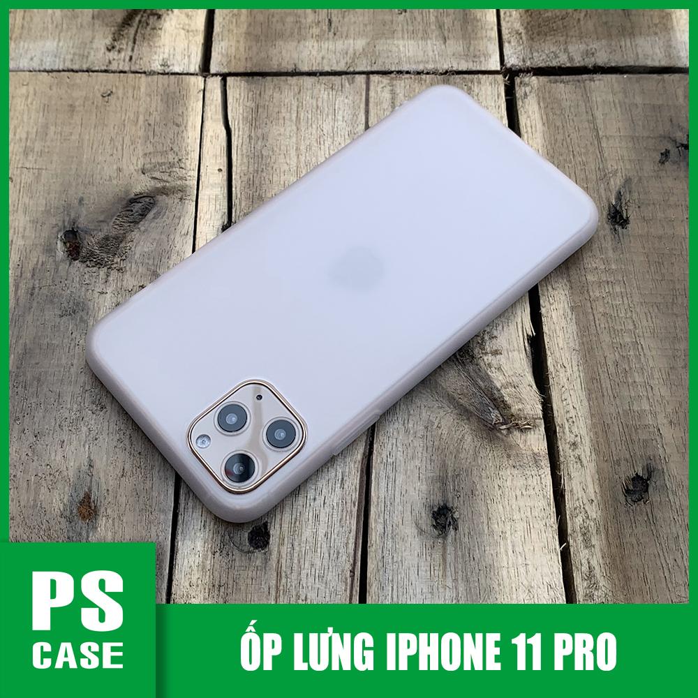 Ốp lưng dẻo trong sần nhám dành cho iPhone 11 Pro - PS Case phân phối