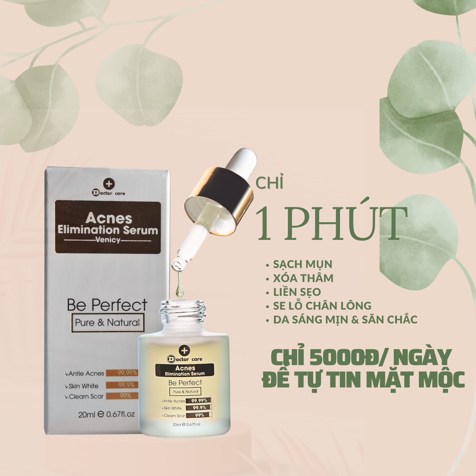 Tinh chất tri mụn thâm dành cho da dầu mụn Doctor Care