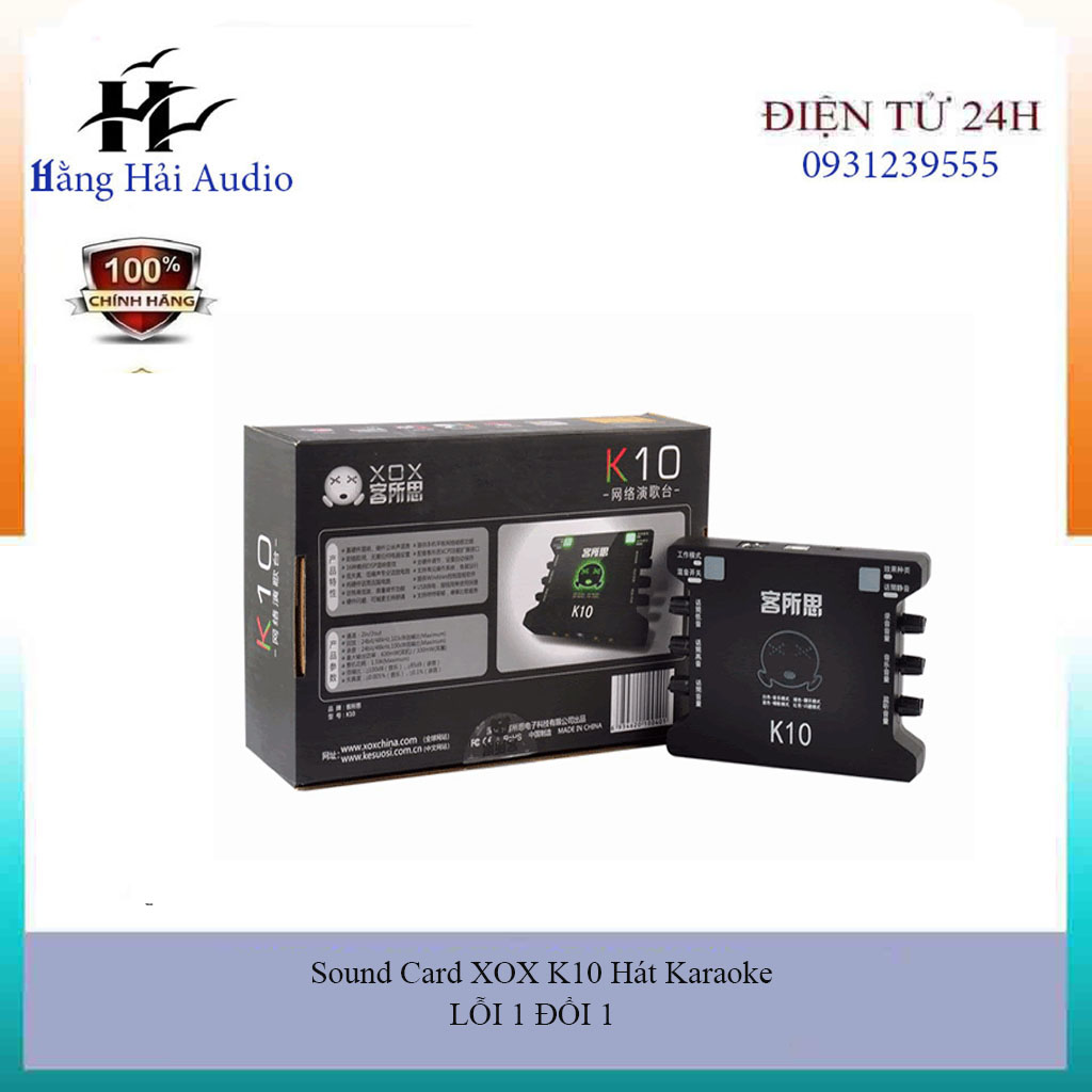 SOUND CARD THU ÂM K10