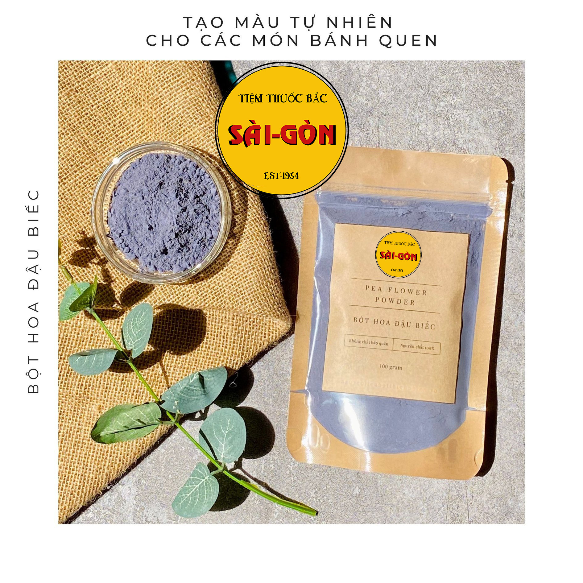 Bột hoa đậu biếc 100g