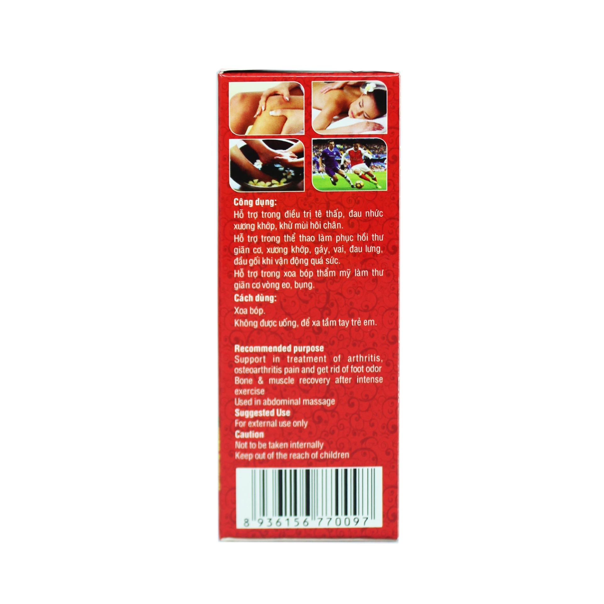 Tinh dầu xoa bóp Huế 100ml
