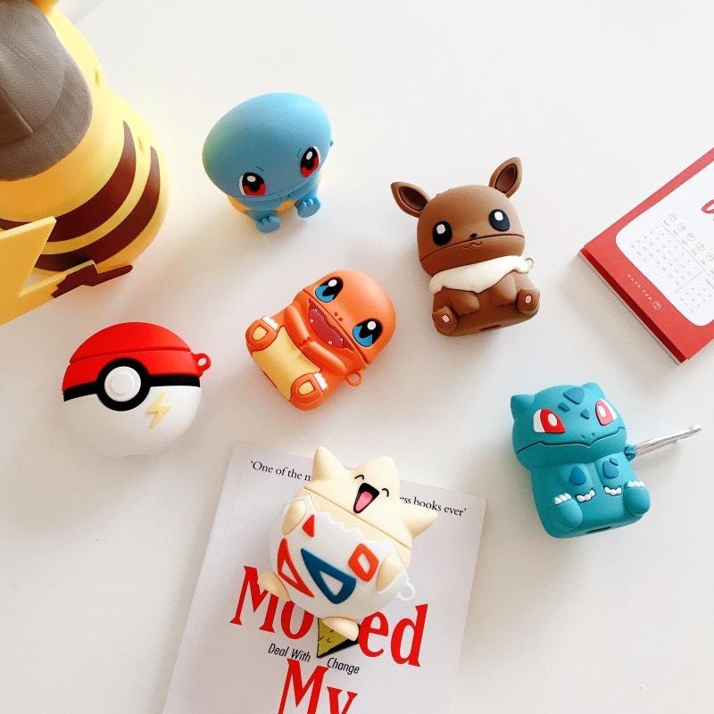 Ốp airpods 1/2/PRO khủng long lửa pokemon siêu đáng yêu