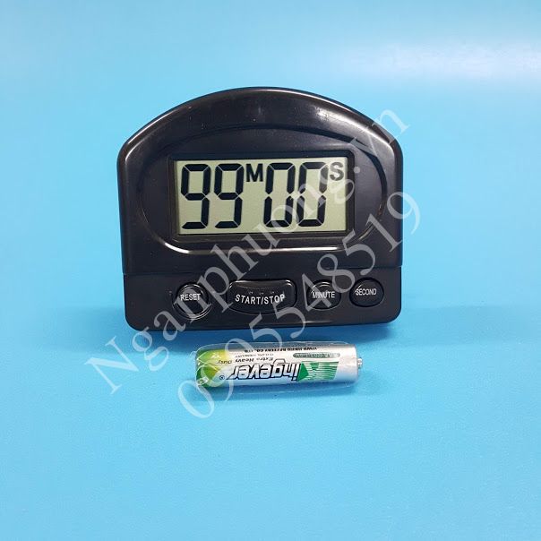 Đồng hồ bấm giờ điện tử mini, có chế độ đếm ngược
