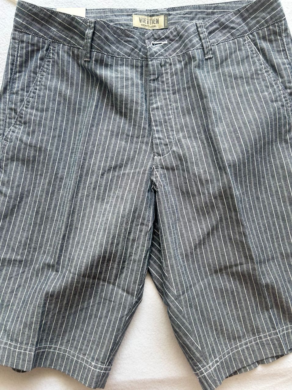 QUẦN SHORT KAKI SỌC VIỆT TIẾN