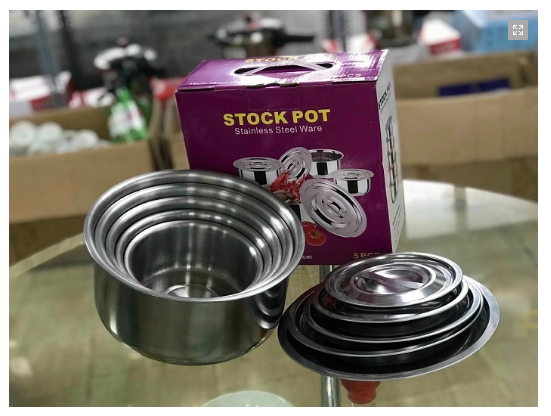 Set 5 nồi Inox Stock Pot