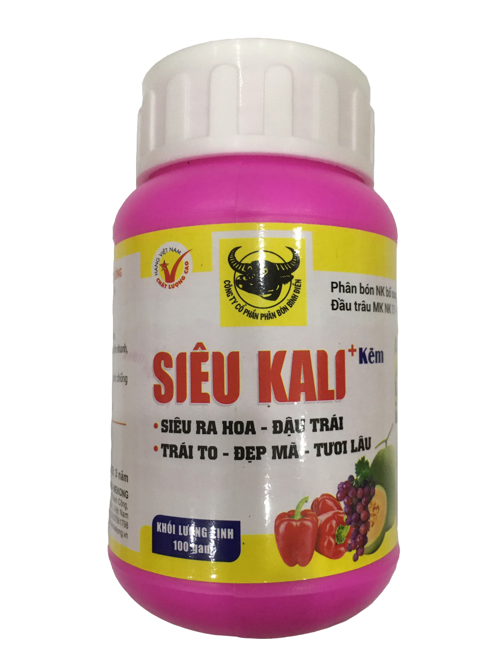 Phân bón lá đầu trâu SIÊU KALI + KẼM bổ sung vi lượng cho hoa Lan - Hồng - cây cảnh và cây trồng | Phởms Market