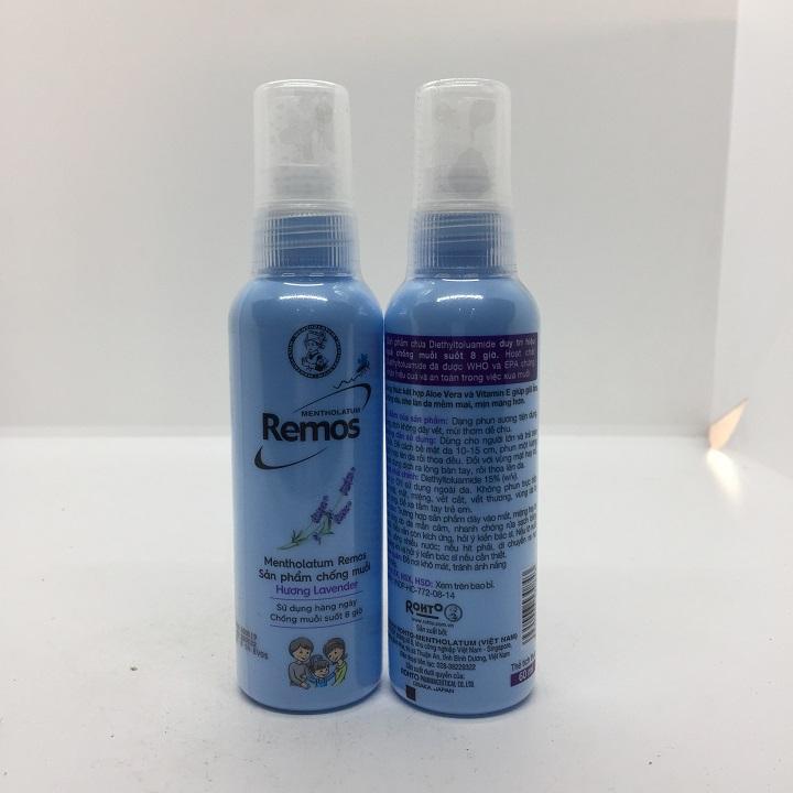 Xịt muỗi Remos lọ 60ml