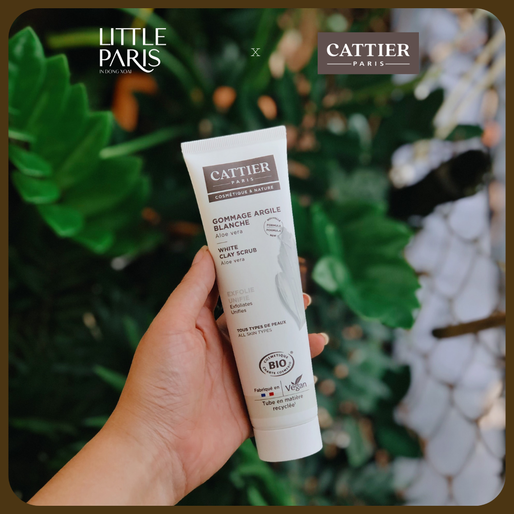 [MẪU MỚI | HỮU CƠ] Tẩy Da Chết CATTIER Đất Sét Trắng