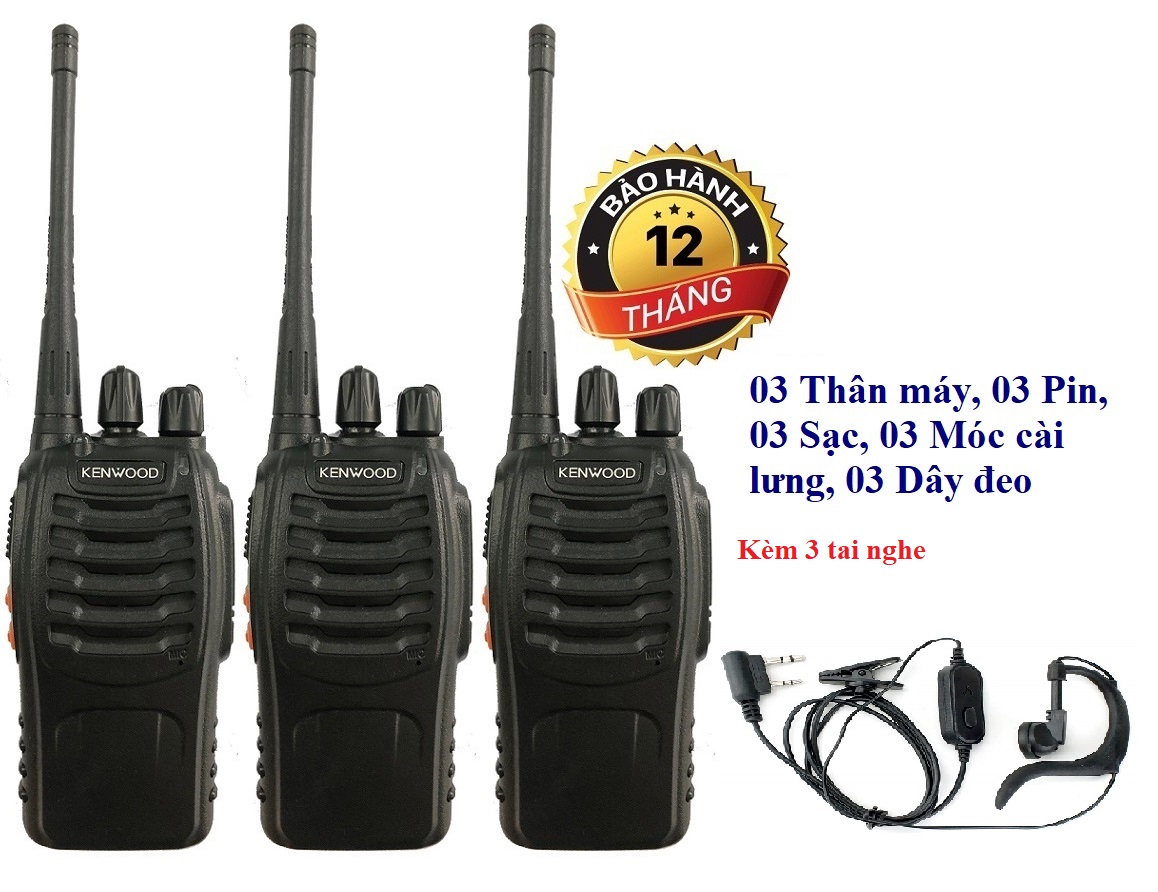 Bộ 3 Bộ đàm Kenwood TK608
