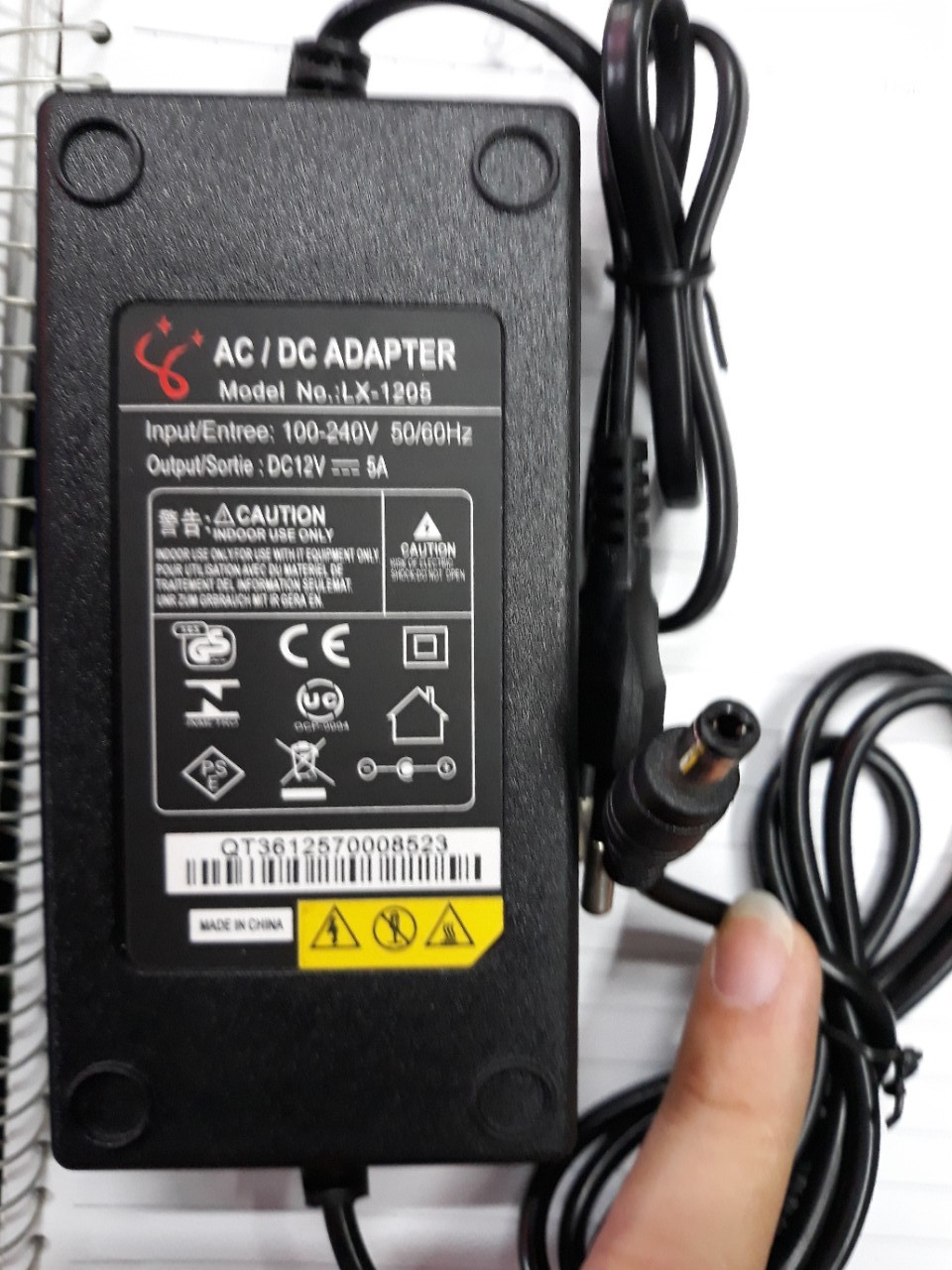 Nguồn ac dc adapter 12v 5a